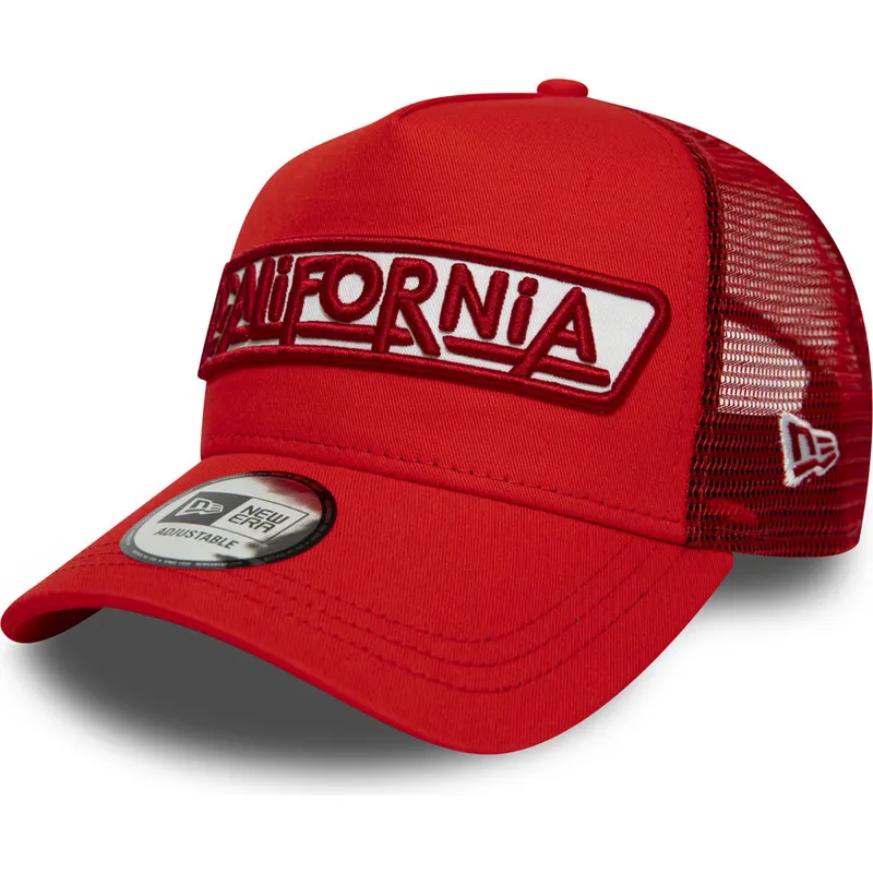 cappelli-curva-rosso-snapback-a-frame-di-new-era