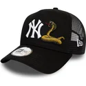 cappellino-trucker-nero-a-frame-snake-dei-new-york-yankees-mlb-di-new-era