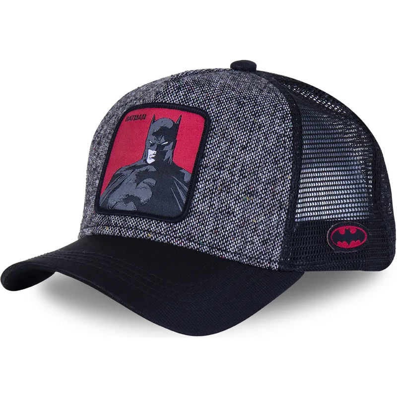 cappellino-trucker-nero-e-grigio-batman-bat2-dc-comics-di-capslab