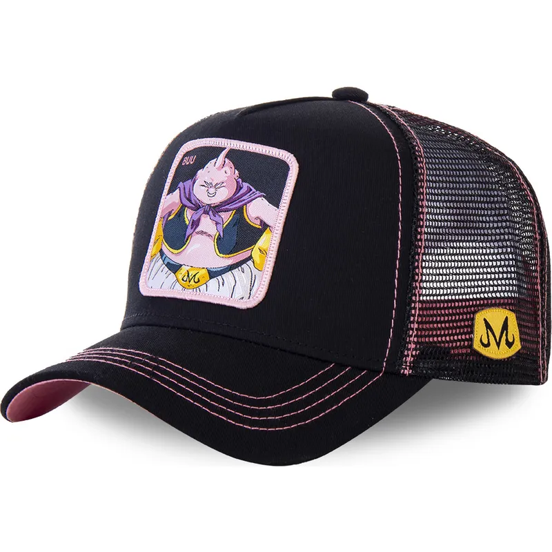 cappelli-curva-nero-snapback-buu-dragon-ball-di-capslab cappelli-curva-nero-snapback-buu-dragon-ball-di-capslab