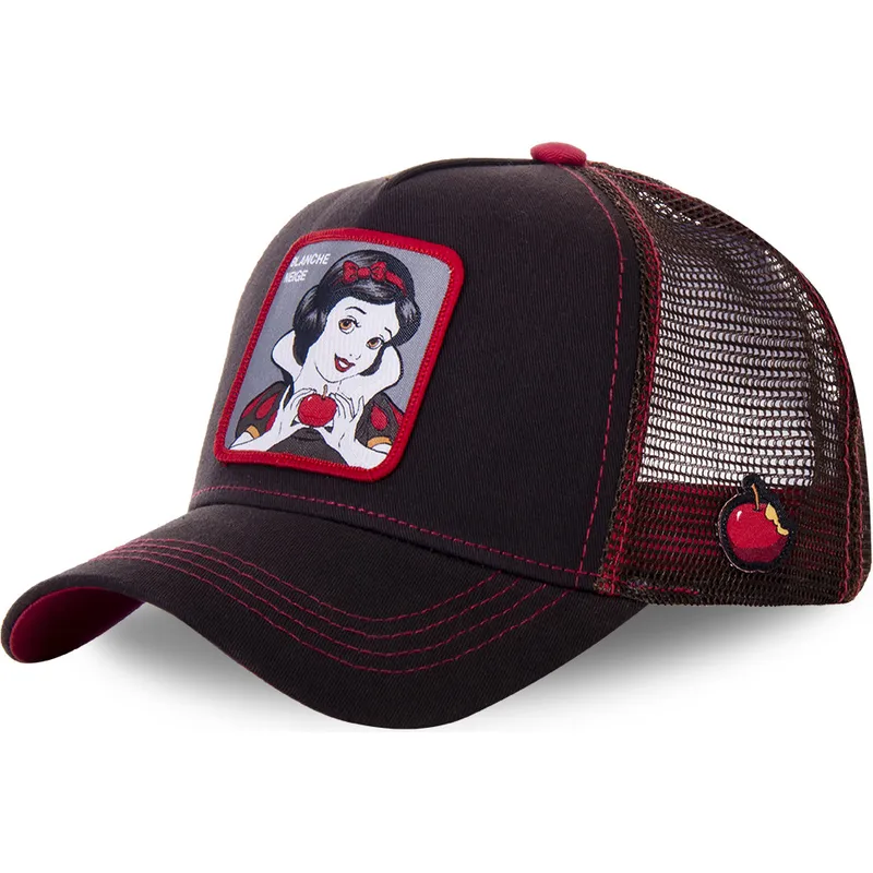 cappellino-trucker-marrone-biancaneve-sno2bla-disney-di-capslab