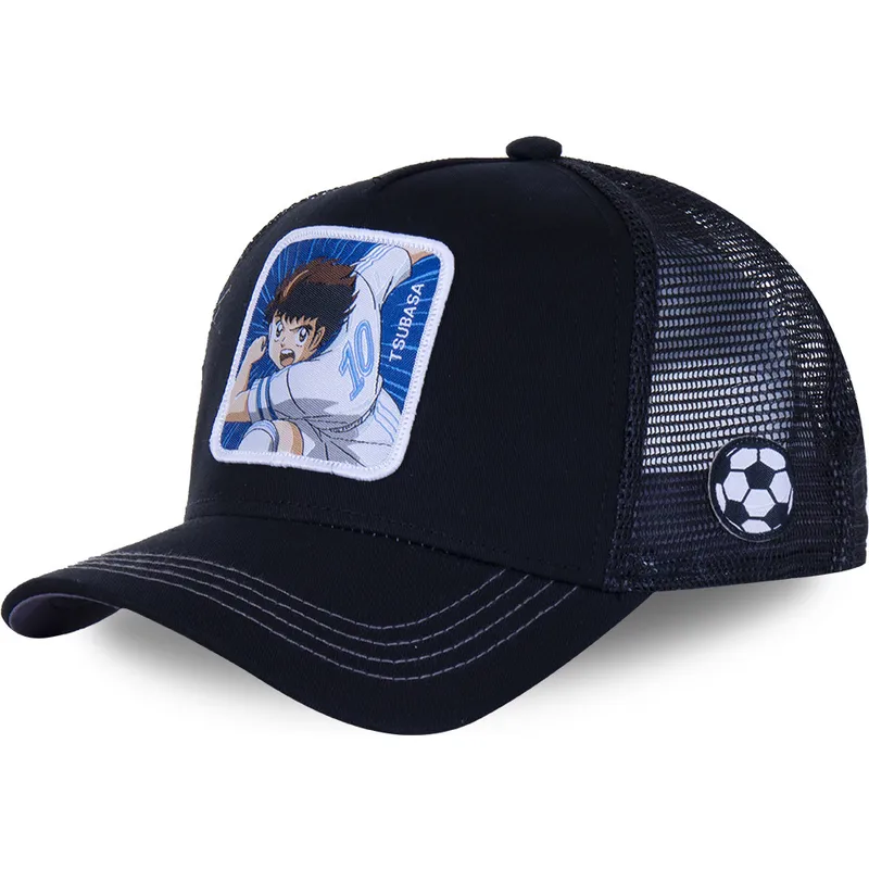 cappelli-curva-nero-snapback-oliver-atom-campioni-oliver-e-benji-di-capslab cappelli-curva-nero-snapback-oliver-atom-campioni-oliver-e-benji-di-capslab