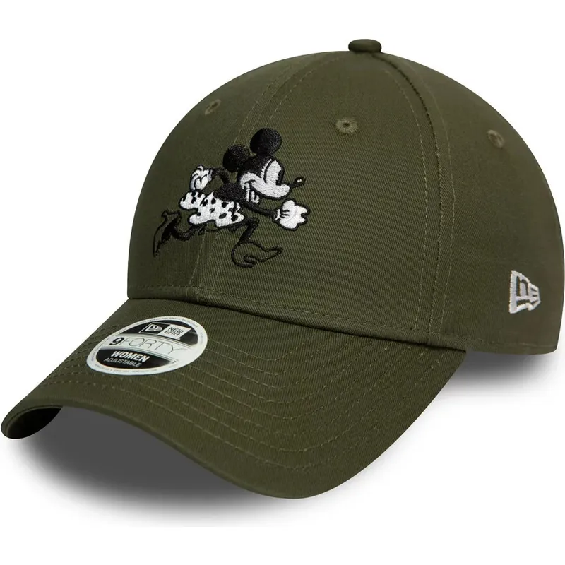 cappelli-curva-verde-cinghia-regolabile-9forty-di-new-era