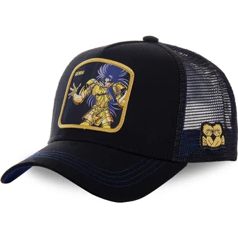 schwarze-trucker-kappe-geminis-gem-saint-seiya-die-ritter-des-zodiac-von-capslab