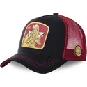 cappello-trucker-nero-e-rosso-virgo-vir-saint-seiya-i-cavalieri-dello-zodiaco-di-capslab