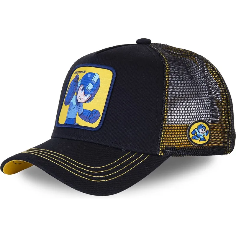 cappelli-curva-nero-snapback-mega-man-mega-man-di-capslab