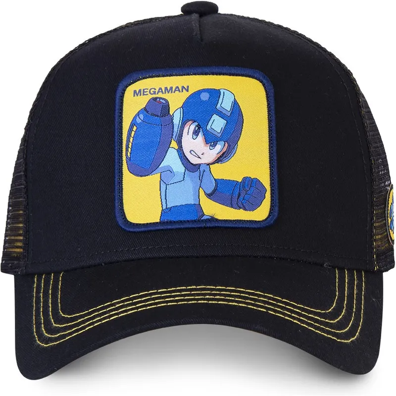 mutzen-gebogen-schwarz-snapback-mega-man-mega-man-von-capslab mutzen-gebogen-schwarz-snapback-mega-man-mega-man-von-capslab