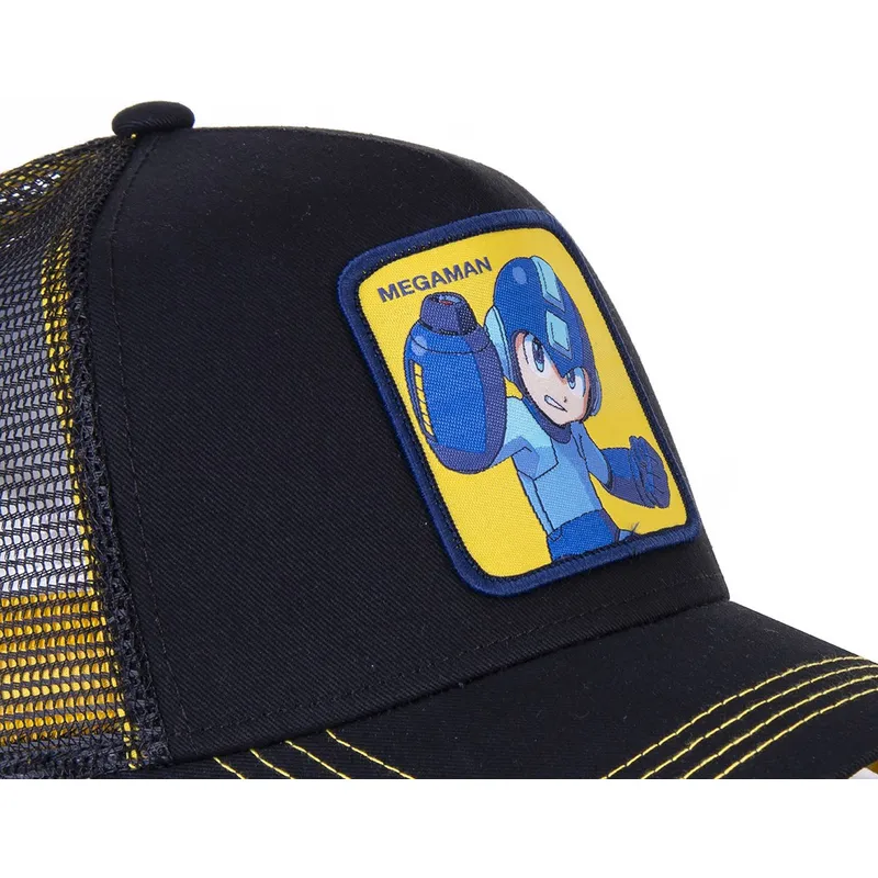 mutzen-gebogen-schwarz-snapback-mega-man-mega-man-von-capslab mutzen-gebogen-schwarz-snapback-mega-man-mega-man-von-capslab