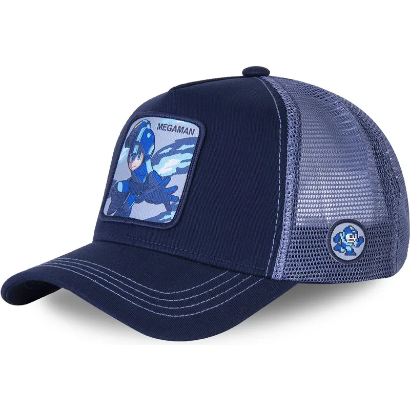 mutzen-gebogen-blau-snapback-mega-man-mega-man-von-capslab mutzen-gebogen-blau-snapback-mega-man-mega-man-von-capslab