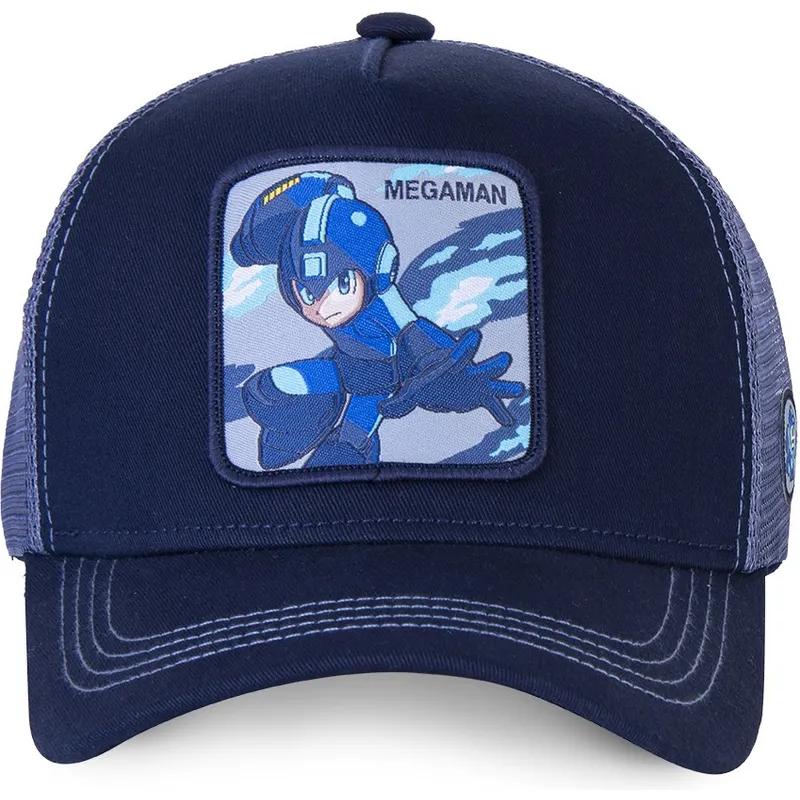 mutzen-gebogen-blau-snapback-mega-man-mega-man-von-capslab mutzen-gebogen-blau-snapback-mega-man-mega-man-von-capslab