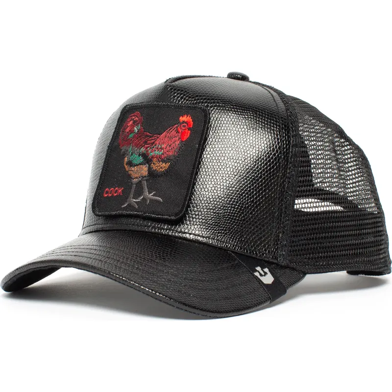 gorra-trucker-nera-gallo-big-rooster-di-goorin-bros