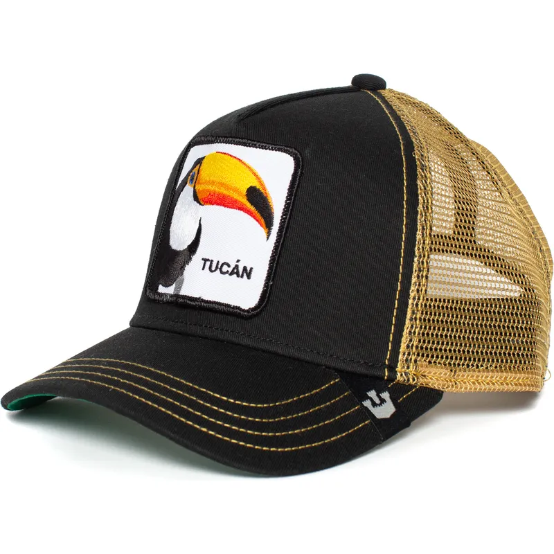 gorra-trucker-nera-e-dorata-tucano-tucan-di-goorin-bros