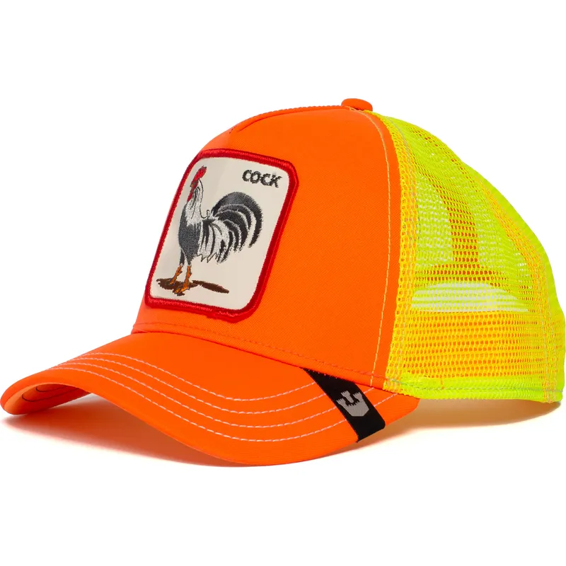 gorra-trucker-arancione-e-gialla-gallo-electric-tamale-di-goorin-bros