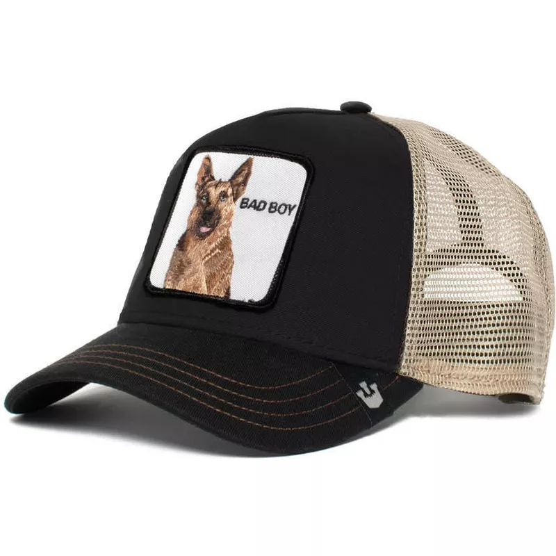 goorin-bros-german-shepherd-dog-bouncer-black-and-brown-trucker-hat