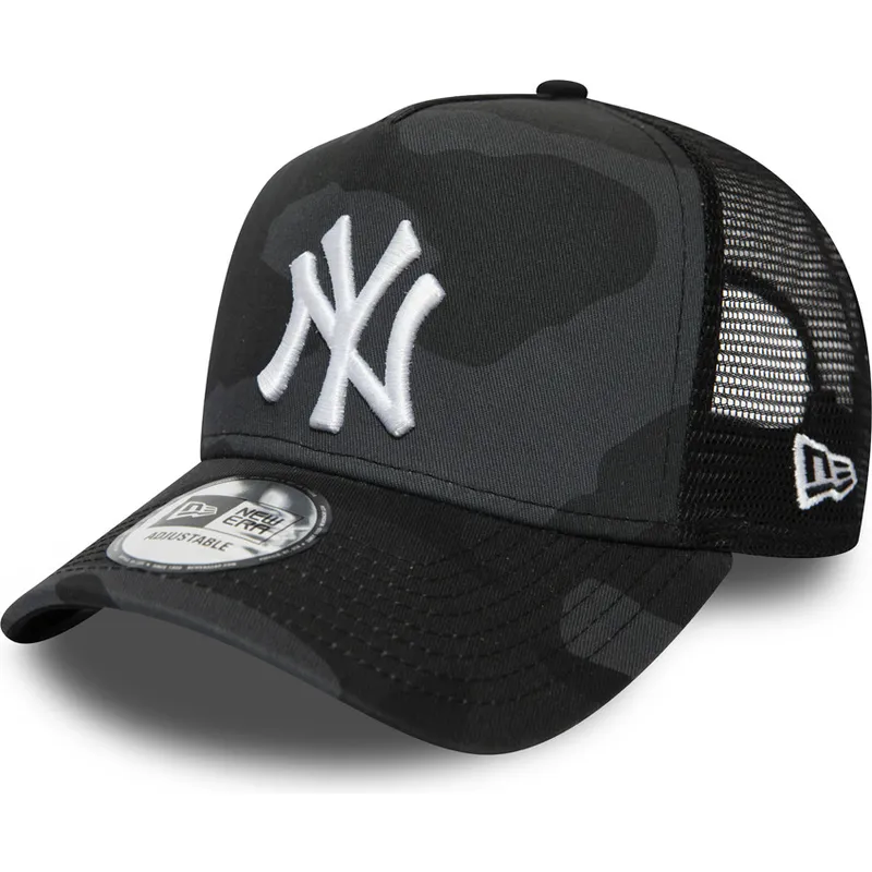 cappelli-curva-mimetizzazione-snapback-negro-essential-camo-a-frame-dei-new-york-yankees-mlb-di-new-era