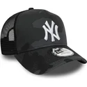 mutzen-gebogen-tarnung-snapback-negro-essential-camo-a-frame-der-new-york-yankees-mlb-von-new-era