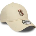 cappellino-curvo-crema-regolabile-9twenty-takeaway-di-new-era