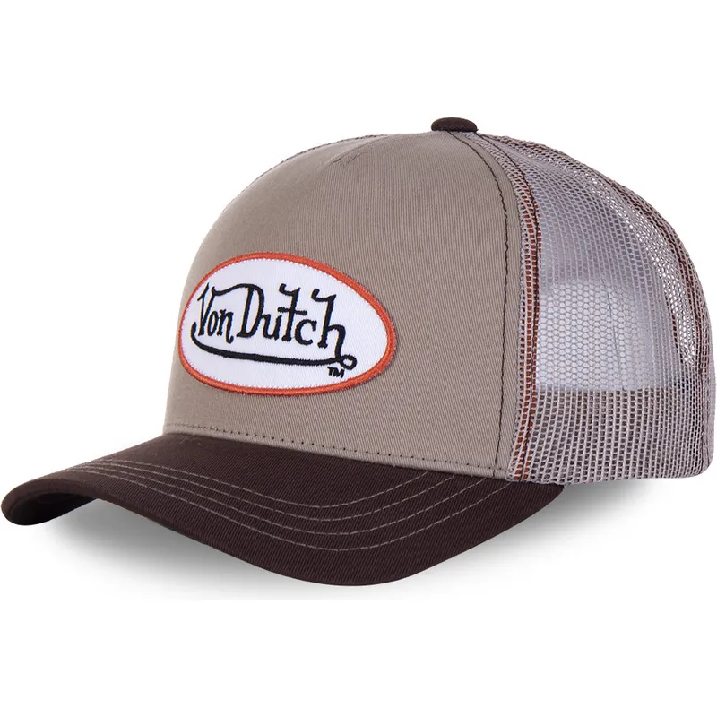 cappellino-trucker-marrone-bro-di-von-dutch