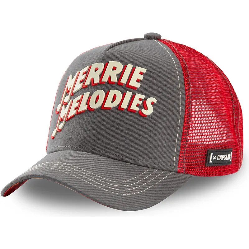 mutzen-gebogen-grau-snapback-merrie-melodies-looney-tunes-von-capslab