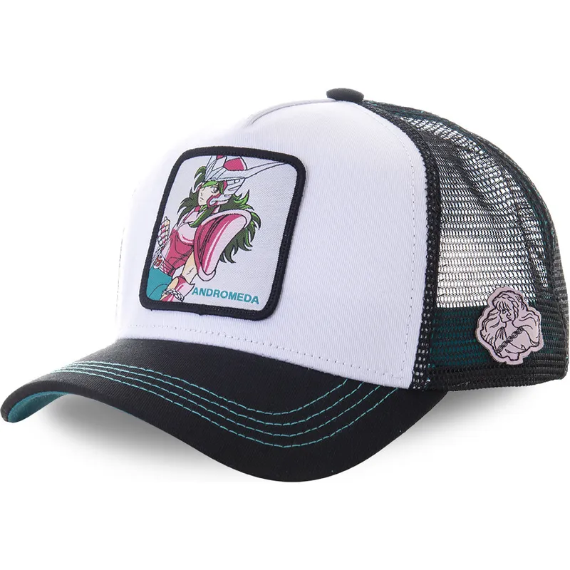 cappellino-trucker-bianco-e-nero-shun-di-andromeda-and2-saint-seiya-i-cavalieri-dello-zodiaco-di-capslab
