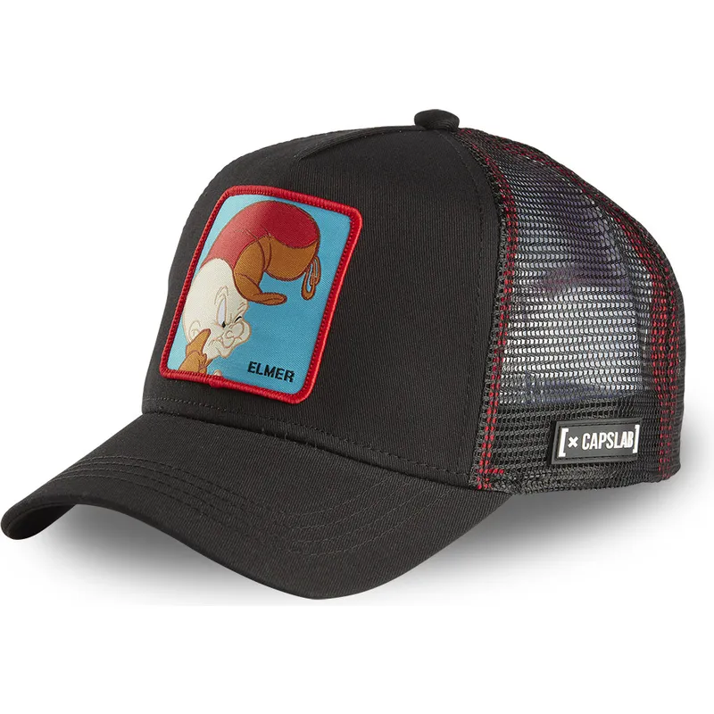 gorra-trucker-nera-elmer-fudd-elm2-looney-tunes-di-capslab