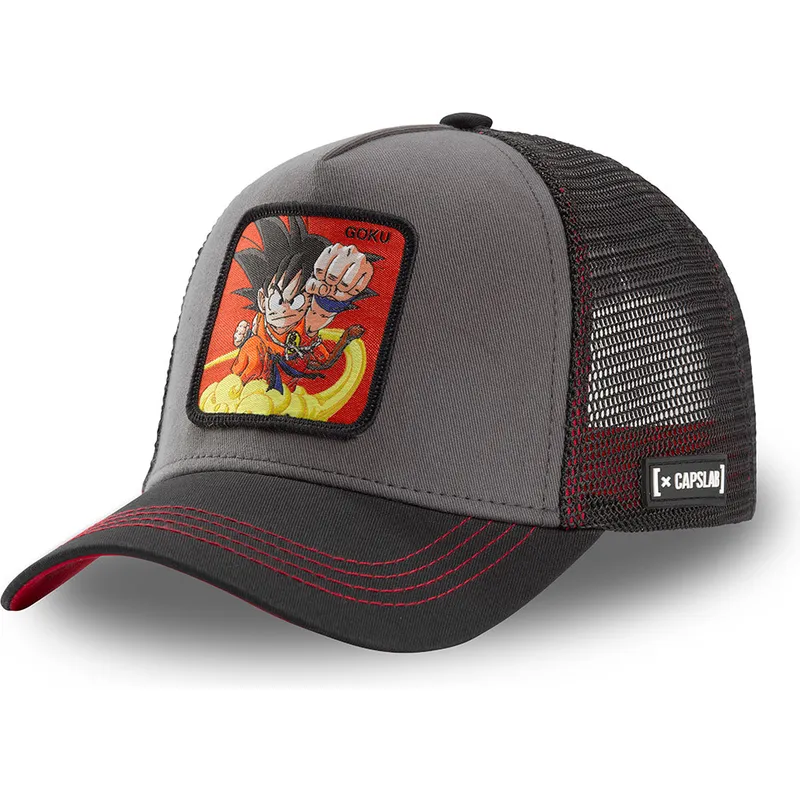 cappellino-trucker-grigio-e-nero-son-goku-bambino-gok4-dragon-ball-di-capslab
