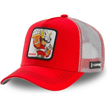 mutzen-gebogen-rot-snapback-seiya-seiya-von-pegasus-saint-seiya-ritter-des-zodiaks-von-capslab