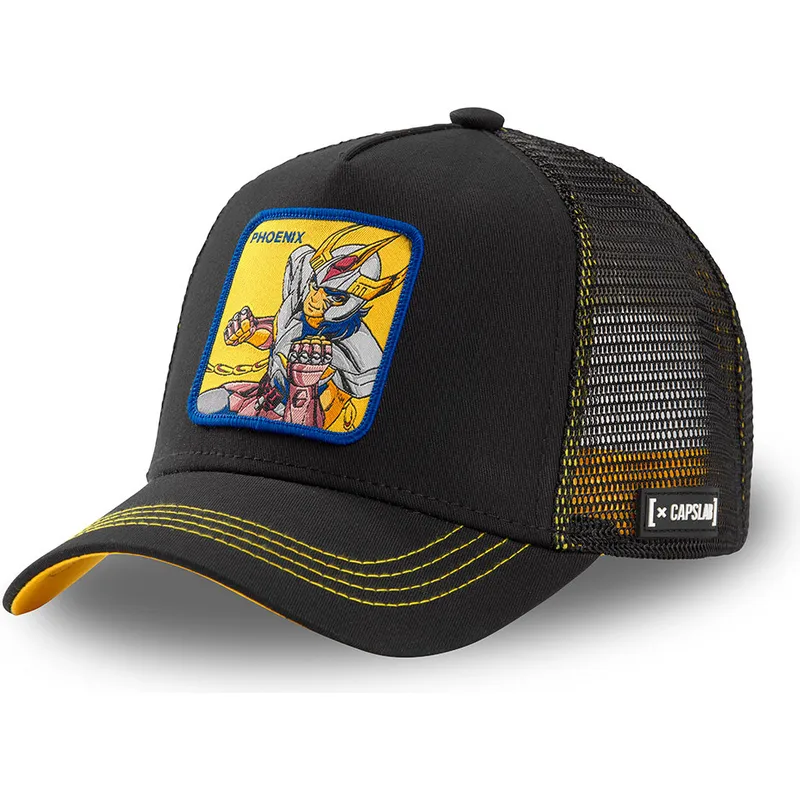 cappellino-trucker-nero-ikki-di-fenice-pho3-saint-seiya-i-cavalieri-dello-zodiaco-di-capslab