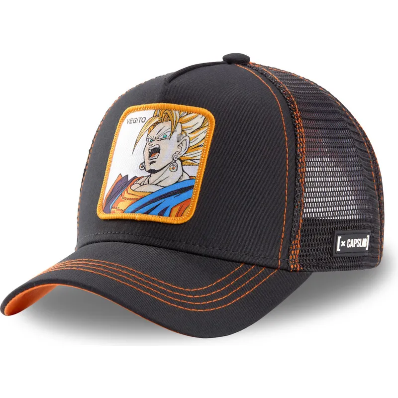 cappelli-curva-nero-snapback-vegetto-dragon-ball-di-capslab cappelli-curva-nero-snapback-vegetto-dragon-ball-di-capslab