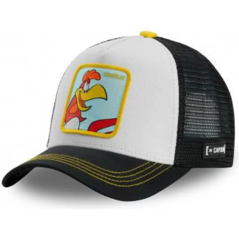 gorra-trucker-negra-gallo-claudio-cha-looney-tunes-de-capslab