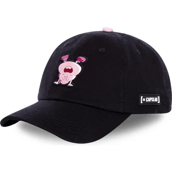 cappellino-snapback-nero-curvo-caca-poo2-dr-slump-di-capslab