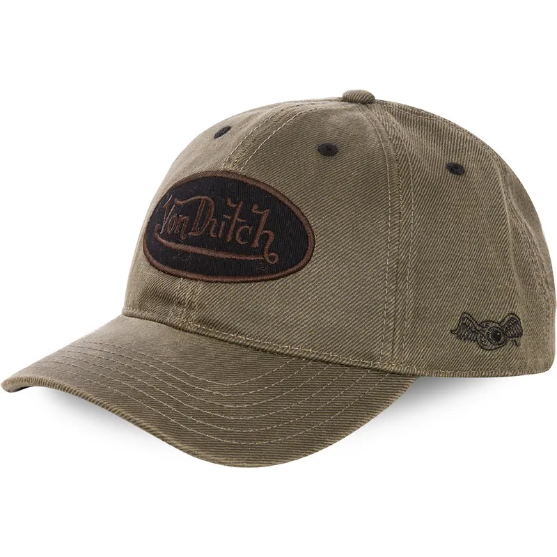 cappello-curvo-marrone-regolabile-bodk-di-von-dutch