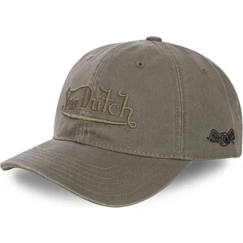 Casquette courbée verte ajustable FORESTNK Von Dutch