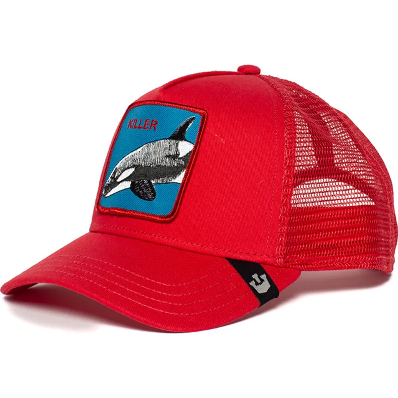 czerwona-czapka-trucker-z-orka-killer-whale-od-goorin-bros
