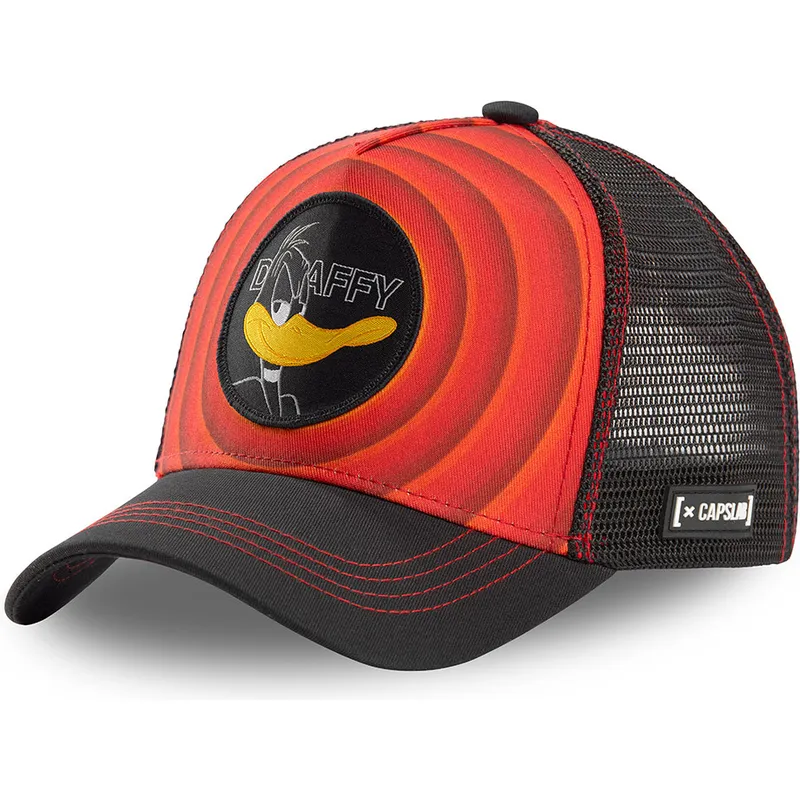 cappelli-curva-rosso-snapback-paperino-looney-tunes-di-capslab cappelli-curva-rosso-snapback-paperino-looney-tunes-di-capslab