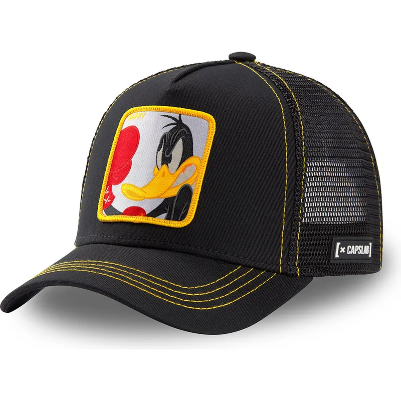 cappelli-curva-nero-snapback-paperino-looney-tunes-di-capslab