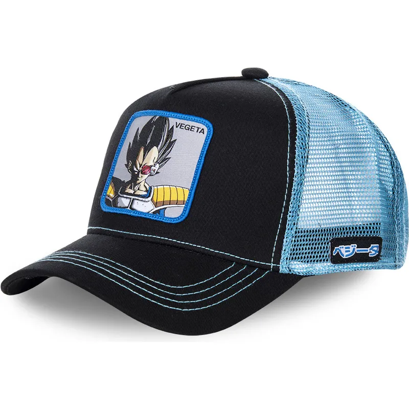 schwarze-und-blaue-trucker-kappe-fur-jungen-vegeta-kidvegb-dragon-ball-von-capslab
