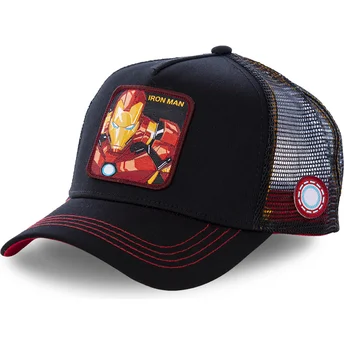 cappellino-trucker-nero-per-bambino-iron-man-kidiro2-marvel-comics-di-capslab