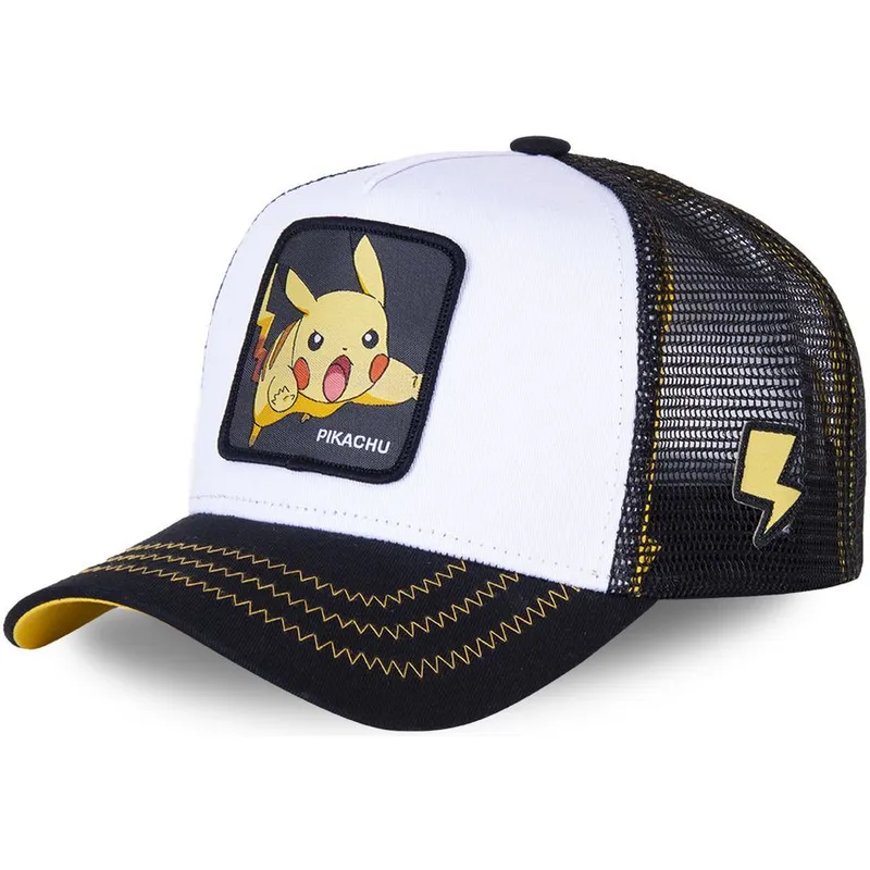 cappellino-trucker-bianco-e-nero-per-bambino-pikachu-kidpik5-pokemon-di-capslab