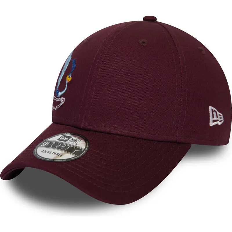 cappelli-curva-rosso-cinghia-regolabile-9forty-di-new-era