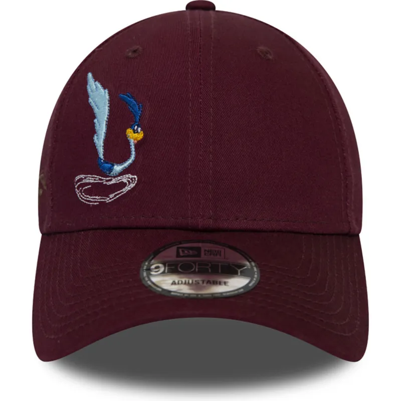 cappelli-curva-rosso-cinghia-regolabile-9forty-di-new-era