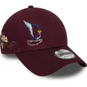 cappelli-curva-rosso-cinghia-regolabile-9forty-di-new-era