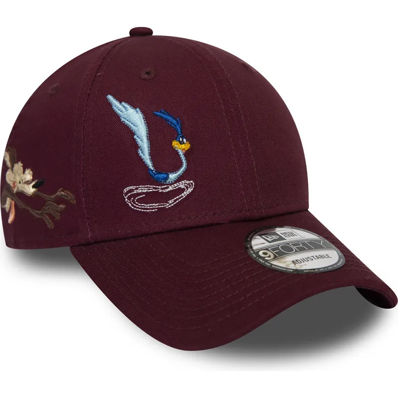 cappelli-curva-rosso-cinghia-regolabile-9forty-di-new-era