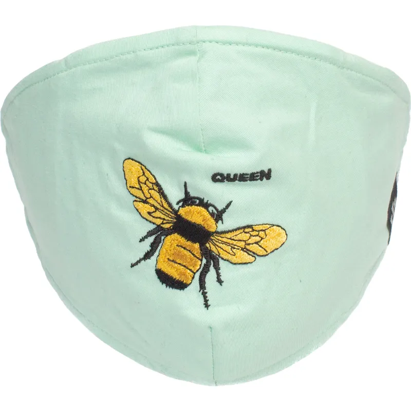 mascherine-e-protezione-verde-dei-mascarilla-reutilizable-verde-menta-abeja-buzzy-bee-the-farm-di-goorin-bros