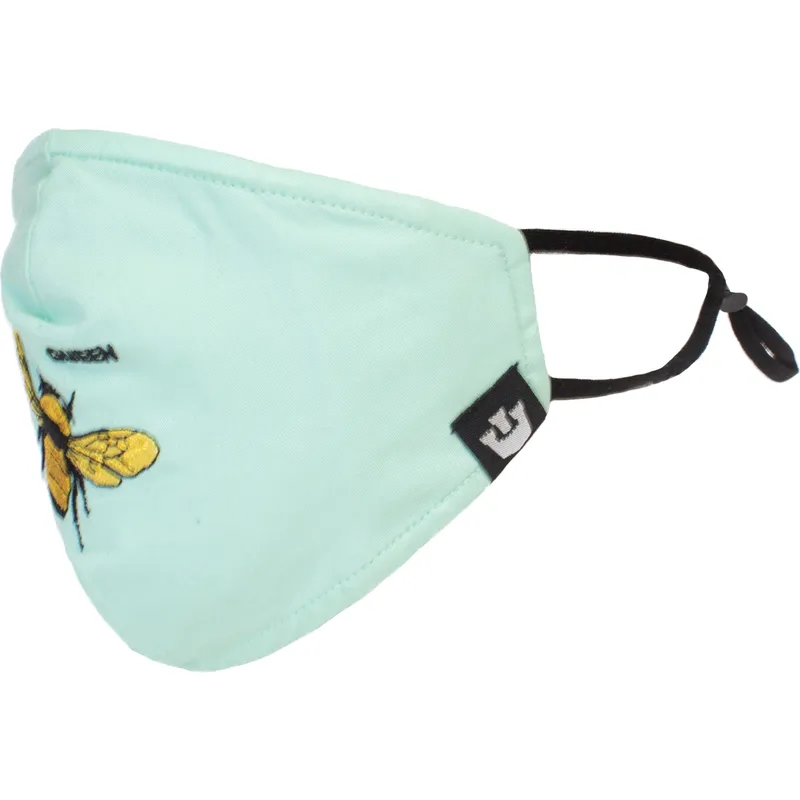 mascherine-e-protezione-verde-dei-mascarilla-reutilizable-verde-menta-abeja-buzzy-bee-the-farm-di-goorin-bros