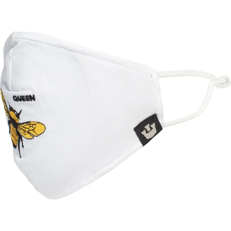 mascherine-e-protezione-bianco-dei-mascarilla-reutilizable-blanca-abeja-buzzy-bee-the-farm-di-goorin-bros mascherine-e-protezione-bianco-dei-mascarilla-reutilizable-blanca-abeja-buzzy-bee-the-farm-di-goorin-bros
