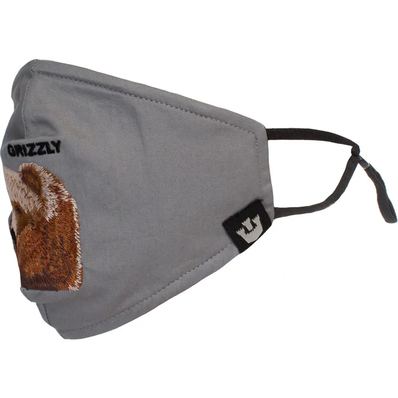 mascherine-e-protezione-grigio-dei-mascarilla-reutilizable-gris-oso-bear-mountain-the-farm-di-goorin-bros