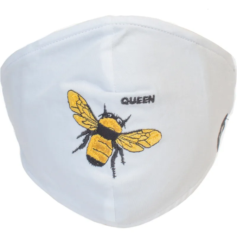 masken-und-schutz-weiss-der-mascarilla-reutilizable-blanca-abeja-buzzy-bee-the-farm-von-goorin-bros masken-und-schutz-weiss-der-mascarilla-reutilizable-blanca-abeja-buzzy-bee-the-farm-von-goorin-bros
