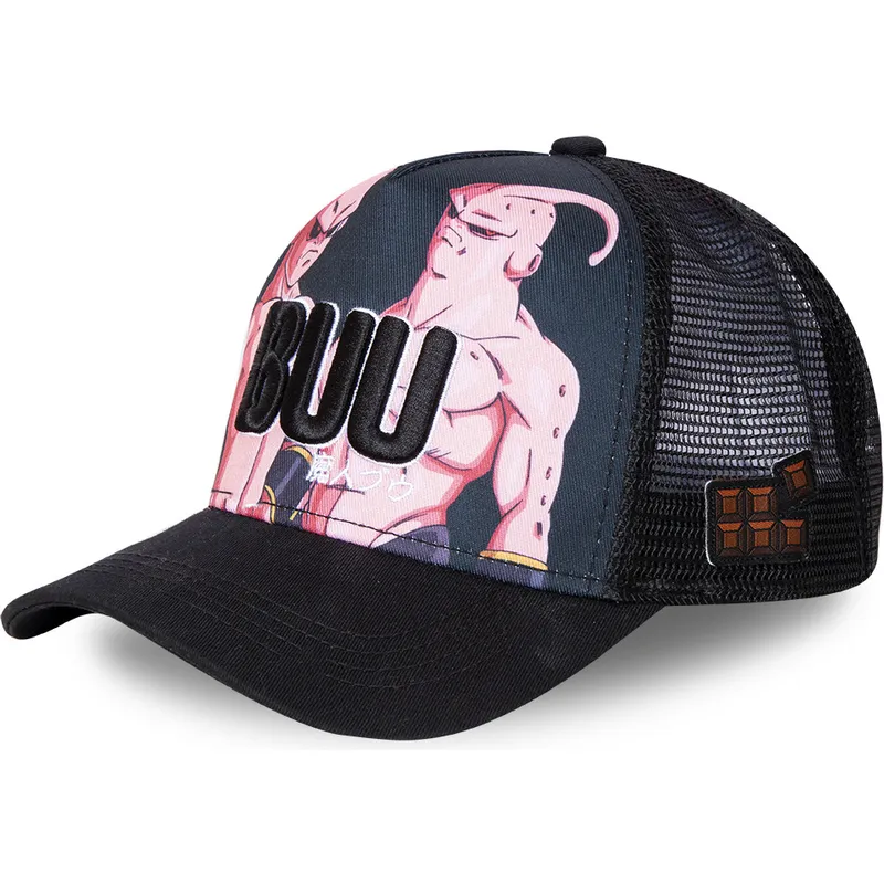schwarze-trucker-cap-transformations-majin-buu-dbz-buu2-dragon-ball-von-capslab
