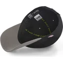 cappellino-curvo-nero-e-grigio-snapback-rey-nikochan-nik1-dr-slump-di-capslab